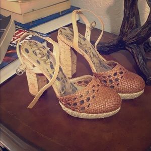 Sam Edelman platform sandals size 5.